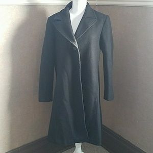 Women's black dress coat